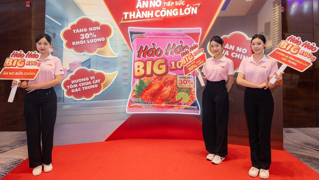 Acecook Việt Nam ra mắt Hảo Hảo BIG 100 g với khối lượng tịnh tăng hơn 30%- Ảnh 1.