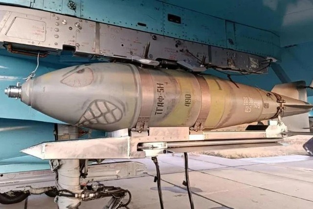 Hình ảnh một quả bom lượn của Nga. Ảnh: Forbes
