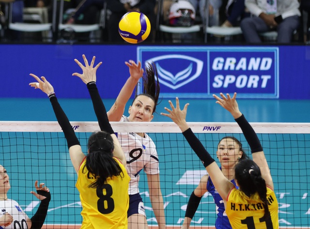 Đánh bại Kazakhstan, tuyển nữ Việt Nam bảo vệ ngôi hậu AVC Challenge Cup- Ảnh 1.