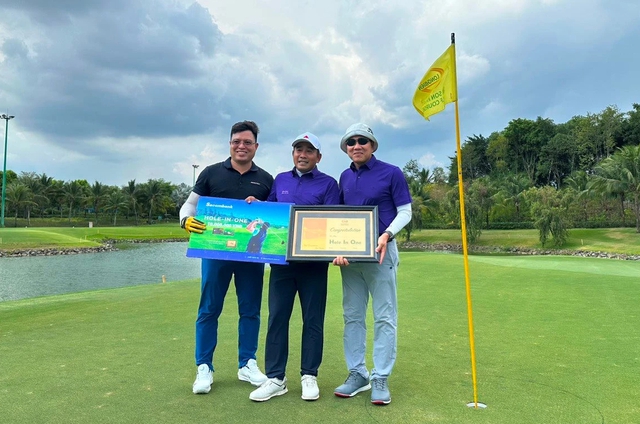 Giải golf Lương Văn Can 2024: Kỳ tích Hole-in-One và ấn tượng "Đêm thương hội"- Ảnh 2.