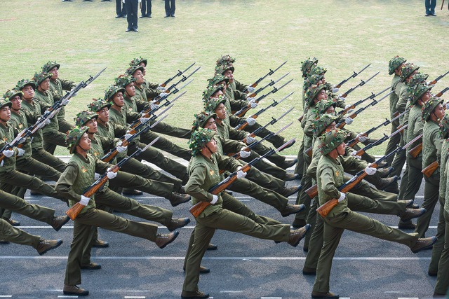 Sơ duyệt Lễ kỷ niệm 70 năm Chiến thắng Điện Biên Phủ- Ảnh 13.