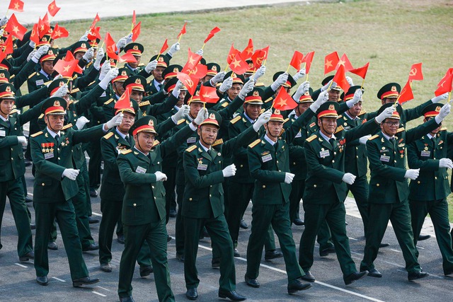 Sơ duyệt Lễ kỷ niệm 70 năm Chiến thắng Điện Biên Phủ- Ảnh 12.