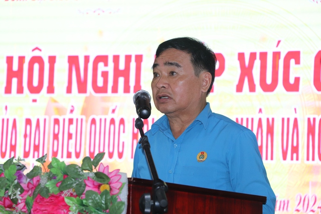 Đại biểu Quốc hội tiếp xúc cử tri công nhân Quảng Nam- Ảnh 6.