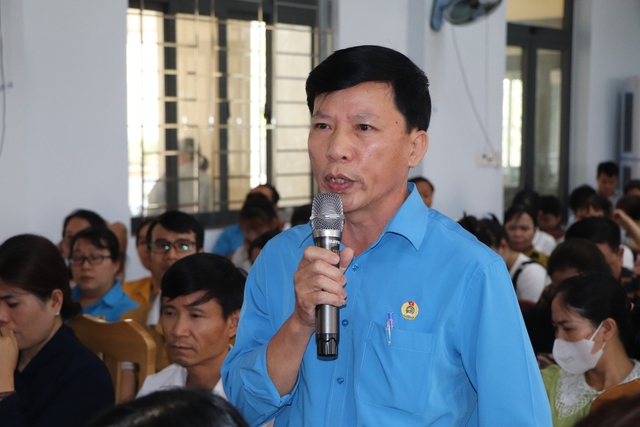 Đại biểu Quốc hội tiếp xúc cử tri công nhân Quảng Nam- Ảnh 3.
