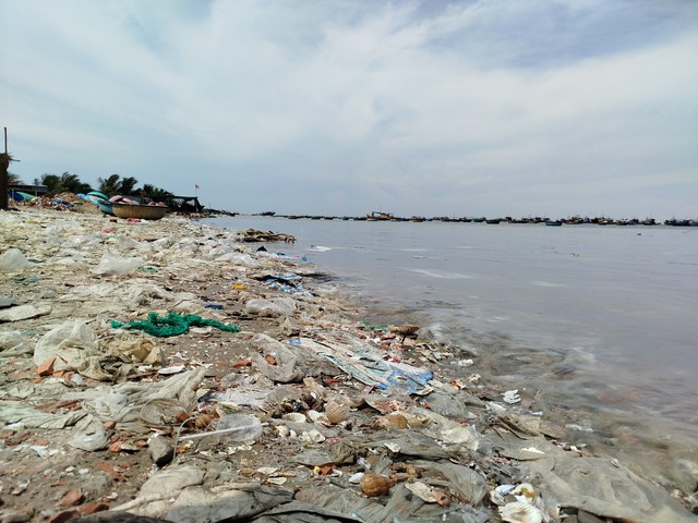 Bờ biển Mũi Né ngập ngụa rác thải- Ảnh 2.