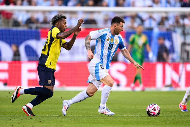 Messi ngồi dự bị, Argentina thắng nhẹ giao hữu Ecuador- Ảnh 6.