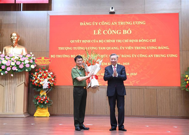 Bộ trưởng Lương Tam Quang giữ chức Bí thư Đảng ủy Công an Trung ương- Ảnh 2.
