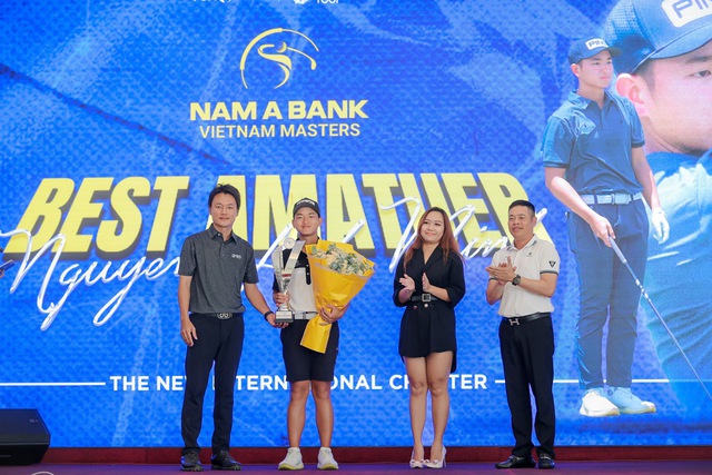 Golf thủ Pakistan phá kỷ lục khi vô địch Nam A Bank Vietnam Masters 2024- Ảnh 3.