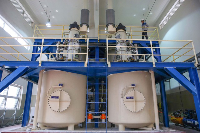 Các nhà máy nước trên địa bàn TP HCM ứng dụng nhiều giải pháp, công nghệ, bảo đảm cấp nước an toàn Ảnh: HOÀNG TRIỀU