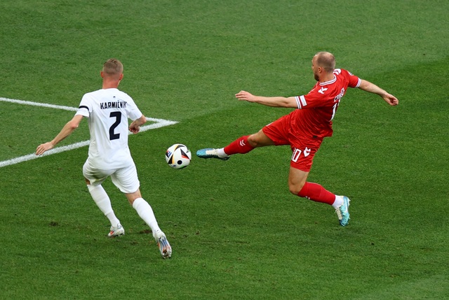 Euro 2024: Eriksen mở tỉ số, Đan Mạch chia điểm trước Slovenia- Ảnh 2.