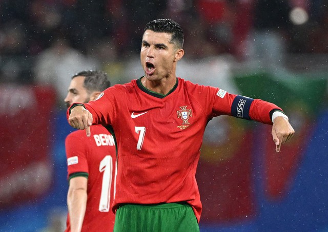 Ronaldo khó bảo vệ danh hiệu “Vua phá lưới” ở Euro 2024 Ảnh: REUTERS