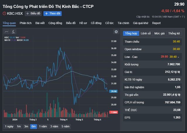 Kinh Bắc thế chấp 10 triệu cổ phiếu KBC của Chủ tịch Đặng Thành Tâm để vay ngân hàng- Ảnh 1.