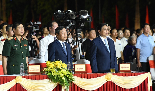 Thủ tướng Phạm Minh Chính và các đại biểu dự lễ kỷ niệm.