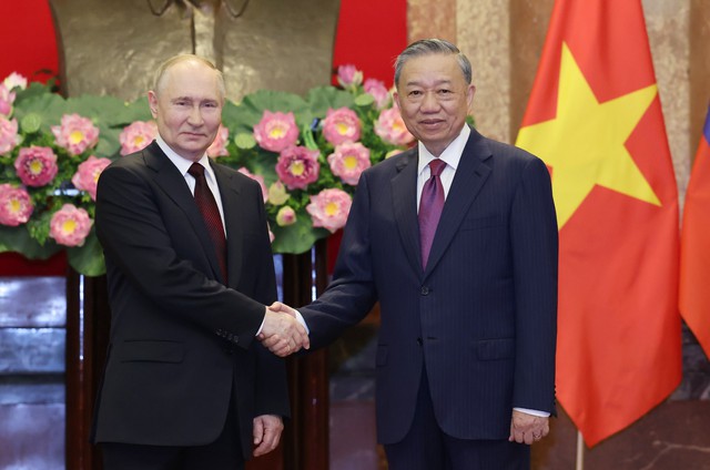 Chủ tịch nước Tô Lâm hội đàm với Tổng thống Vladimir Putin- Ảnh 1.