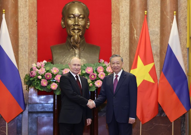 Chủ tịch nước Tô Lâm hội đàm với Tổng thống Vladimir Putin- Ảnh 3.