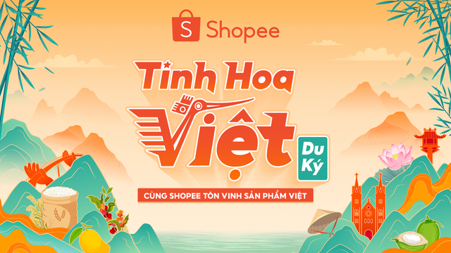 Từ tháng 4-2024, Shopee đã cho ra mắt series livestream định kỳ vào ngày 15 hằng tháng với tên gọi &quot;Shopee Live - Tinh Hoa Việt Du Ký&quot; và phát sóng đến tháng 12-2024