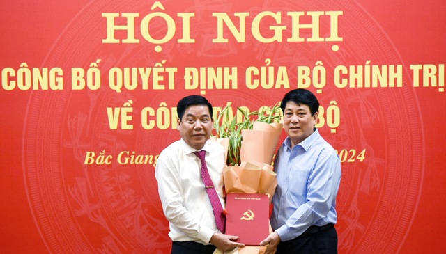 Phó chủ nhiệm Tổng cục chính trị làm Bí thư Tỉnh ủy Bắc Giang- Ảnh 1.