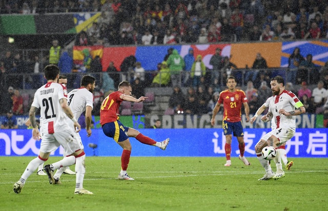 Euro 2024: Thua bàn đầu, Tây Ban Nha ra oai thắng đậm Georgia - Ảnh 1.