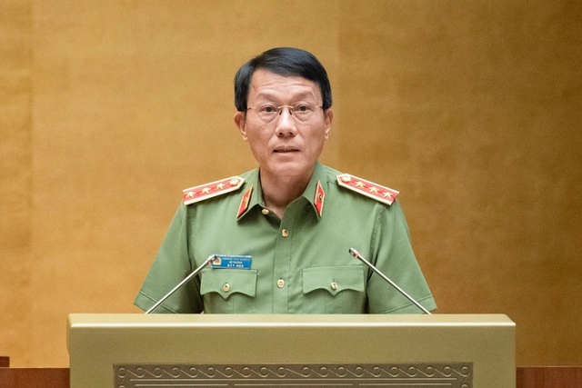 Bộ trưởng Công an Lương Tam Quang trình dự luật về chống mua bán người- Ảnh 1.