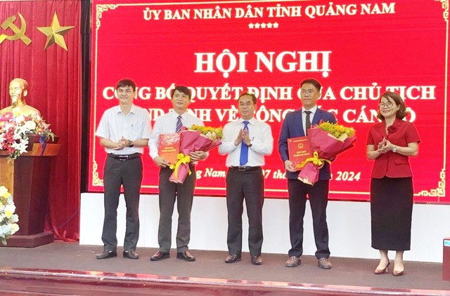 Quảng Nam có 2 tân phó giám đốc Sở Y tế- Ảnh 1.