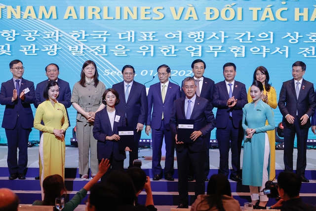 Hàng không ký kết hợp tác với nhiều doanh nghiệp Hàn Quốc trong chuyến thăm của Thủ tướng- Ảnh 1.