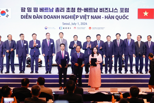 23 văn bản thỏa thuận hợp tác Việt Nam - Hàn Quốc- Ảnh 1.