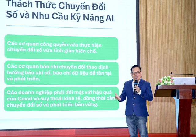 Báo Người Lao Động tổ chức tọa đàm AI – Động lực phát triển báo chí số- Ảnh 2.