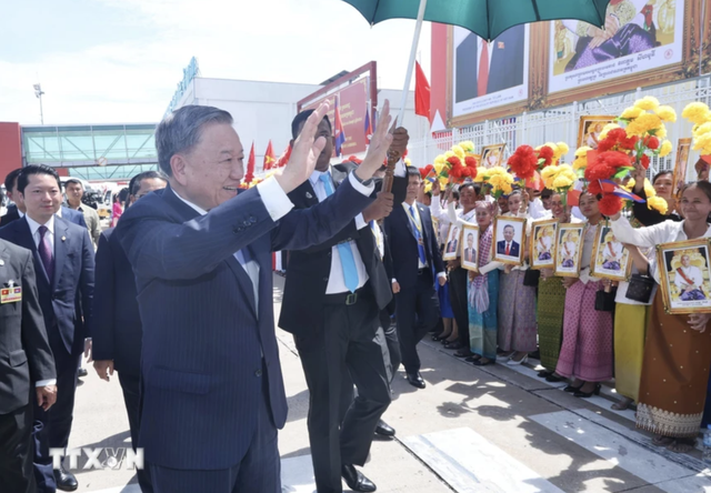 Quốc vương Norodom Sihamoni đón Chủ tịch nước Tô Lâm- Ảnh 8.