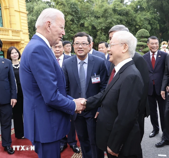 Tổng thống Mỹ Joe Biden: Chúng tôi tôn vinh di sản của Tổng Bí thư Nguyễn Phú Trọng- Ảnh 1.