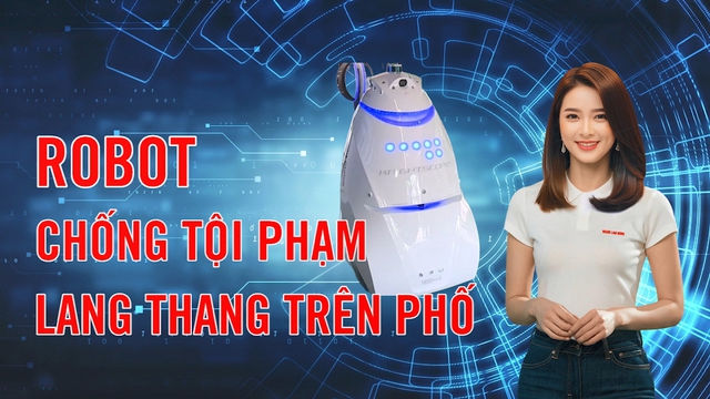 Robot chống tội phạm lang thang trên phố- Ảnh 2.