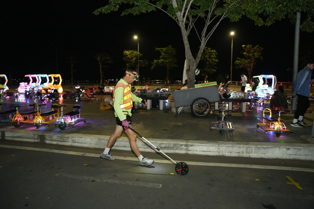 Cận cảnh đo đường chạy Marathon Quốc tế Di sản Cần Thơ theo chuẩn quốc tế- Ảnh 1.