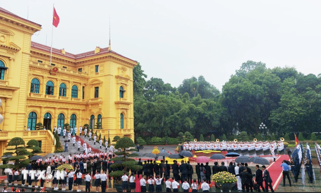 Chủ tịch nước Tô Lâm chủ trì lễ đón Tổng thống Timor Leste- Ảnh 1.