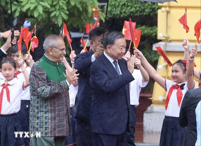 Chủ tịch nước Tô Lâm chủ trì lễ đón Tổng thống Timor Leste- Ảnh 6.