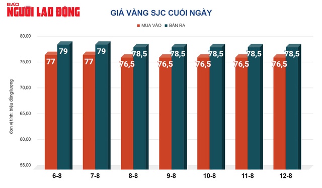 Giá vàng hôm nay, 13-8: Tăng dữ dội- Ảnh 2.