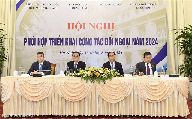 Hội nghị "4 bên" phối hợp triển khai công tác đối ngoại năm 2024- Ảnh 1.