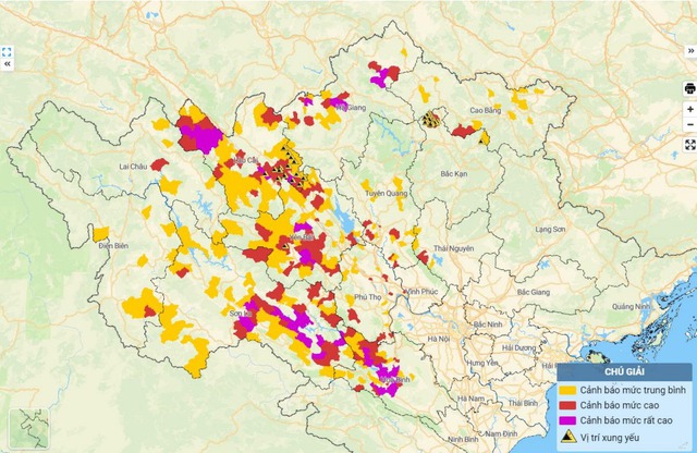Cảnh báo 12 tỉnh Bắc Bộ có nguy cơ sạt lở, lũ quét- Ảnh 1.