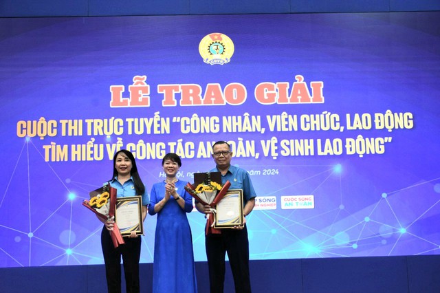 Trao giải cuộc thi trực tuyến tìm hiểu về công tác An toàn vệ sinh lao động- Ảnh 2.