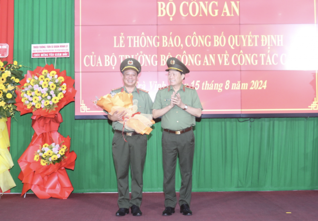 Công an tỉnh Trà Vinh và Thái Bình có tân giám đốc - Ảnh 2.