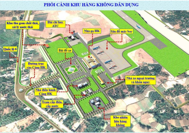 Dự kiến năm 2025 hoàn thành quy hoạch sân bay Nà Sản- Ảnh 1.