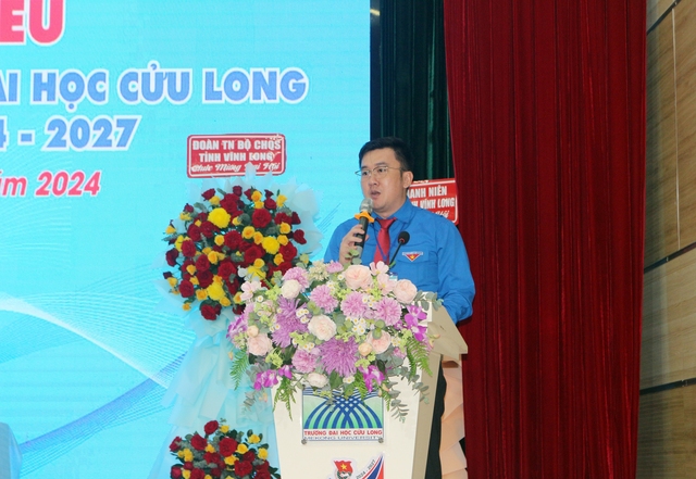 Đại hội Đoàn Trường ĐH Cửu Long lần thứ XI thành công tốt đẹp- Ảnh 2.