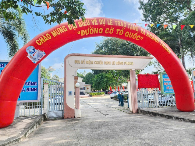 Cờ Tổ quốc tung bay trên đường hoa vàng rực rỡ ở Bình Dương- Ảnh 5.