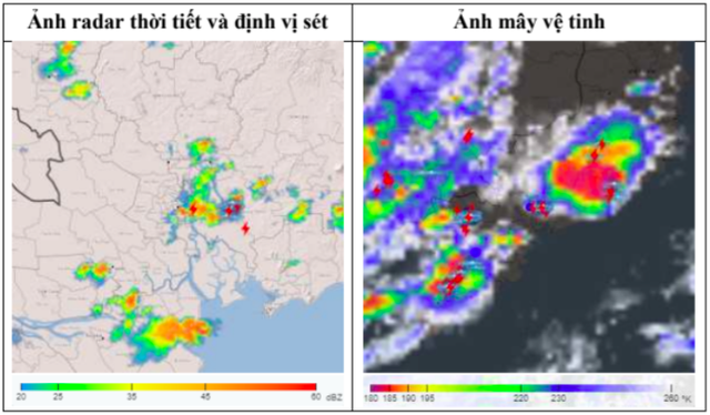  Nhiều quận, huyện TP HCM "hứng" sấm sét liên tục, mưa dông trắng trời- Ảnh 1.