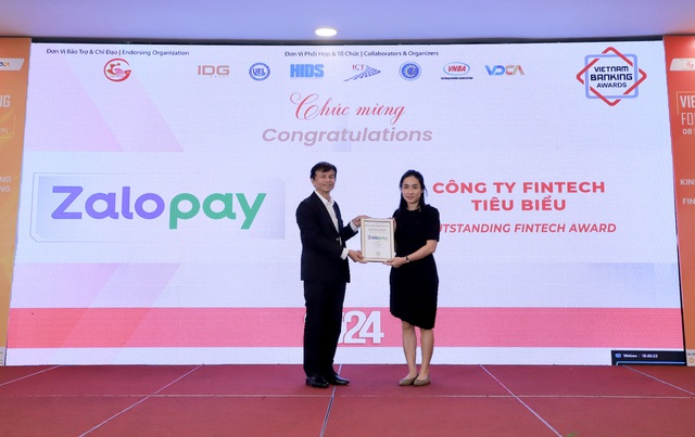 Zalopay nhận giải thưởng Công ty fintech tiêu biểu 2024- Ảnh 1.