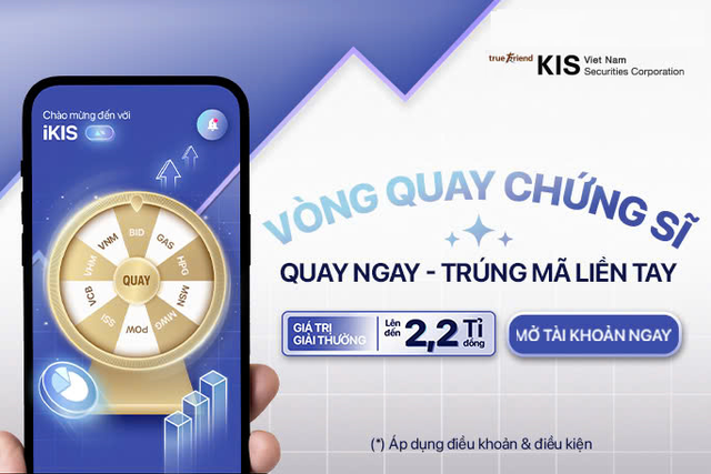 Chứng khoán KIS: khởi động “Vòng quay chứng sĩ” lần 3 với tổng giá trị giải thưởng 2.2 tỷ- Ảnh 1.