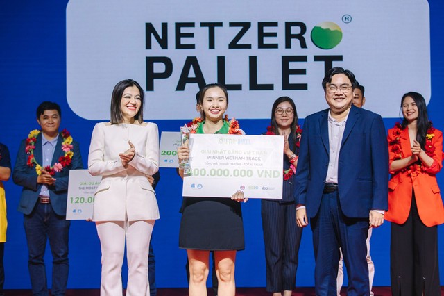 Sản phẩm NetZero Pallet của AirX Carbon giành giải nhất cuộc thi Startup Wheel 2024