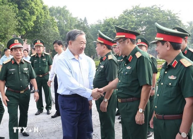 Tổng Bí thư, Chủ tịch nước Tô Lâm làm việc với Ban Thường vụ Quân ủy Trung ương- Ảnh 3.