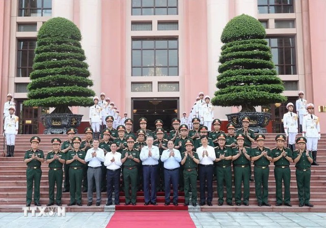 Tổng Bí thư, Chủ tịch nước Tô Lâm làm việc với Ban Thường vụ Quân ủy Trung ương- Ảnh 9.