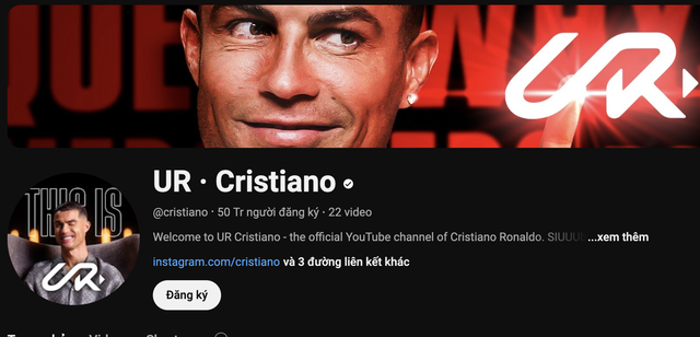 Ronaldo đạt nút Ruby, tiếp tục phá kỷ lục trên YouTube- Ảnh 1.