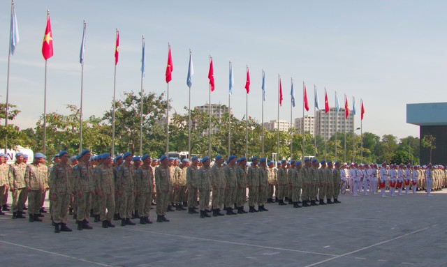 Lực lượng gìn giữ hoà bình huấn luyện, diễn tập thực địa- Ảnh 1.