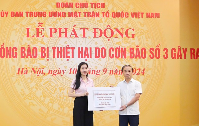 Bão chưa qua, tấm lòng cán bộ Sen hồng đã tới- Ảnh 1.